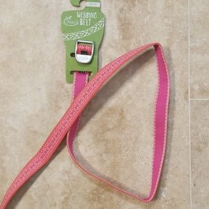 Chaco webbing belt tapestry Rouge color 1 inch